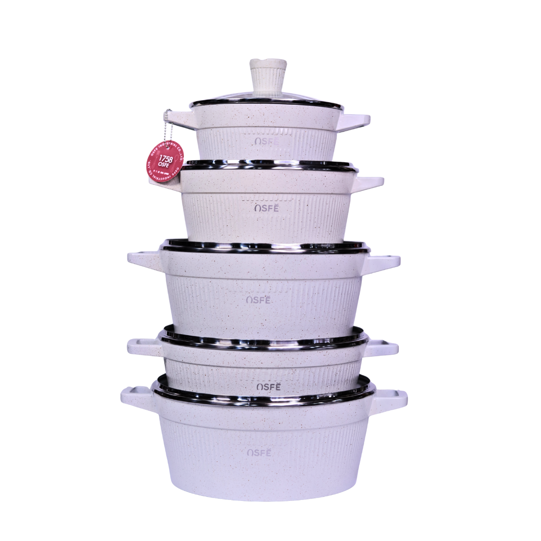 طقم طناجر جرانيت – OSFE